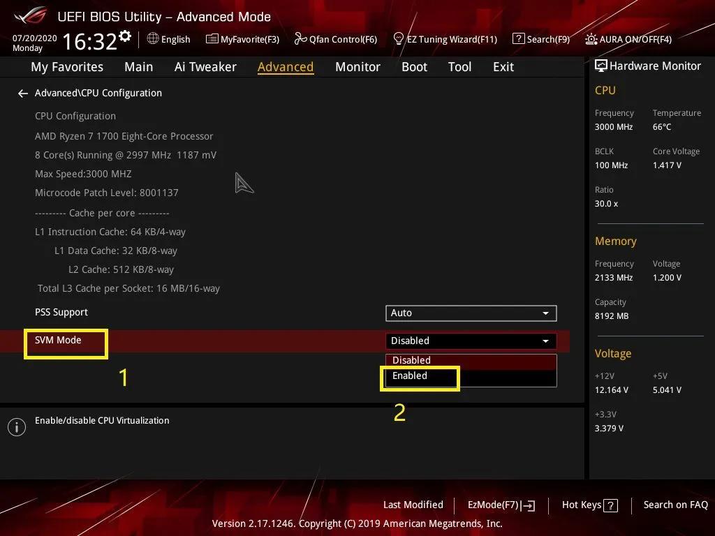 SVM Mode SVM Mode